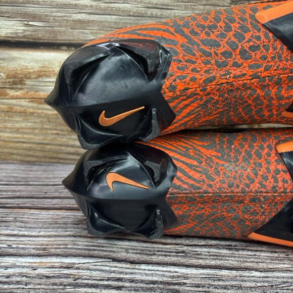 Size 11 USED Nike Vapor Edge Pro OBJ 3M Print Football Cleats Orange CI4757-002 main image 5